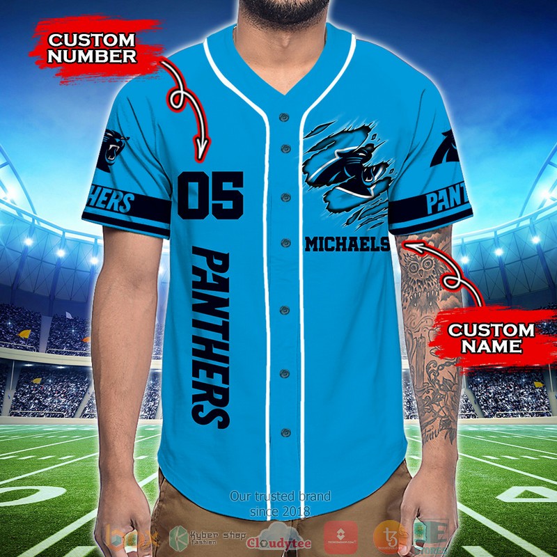 Personalized_Carolina_Panthers_NFL_God_First_Family_Second_then_Baseball_Jersey_Shirt_1