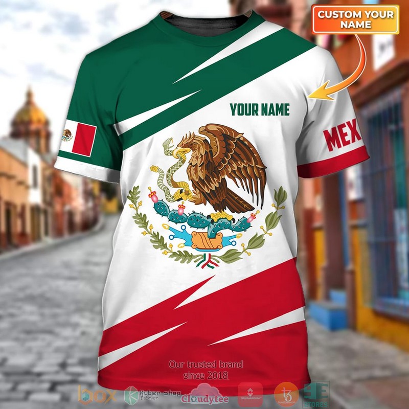 Personalized_Coat_of_Arms_Mexico_custom_3D_T-Shirt