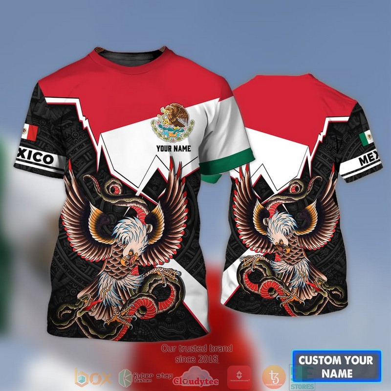 Personalized_Coat_of_Arms_Mexico_tribal_custom_3D_T-Shirt