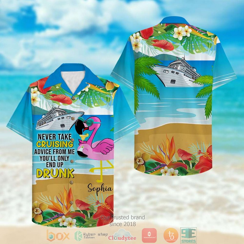 Personalized_Cruise_Flamingo_Youll_only_end_up_drunk_Hawaiian_Shirt_1_2