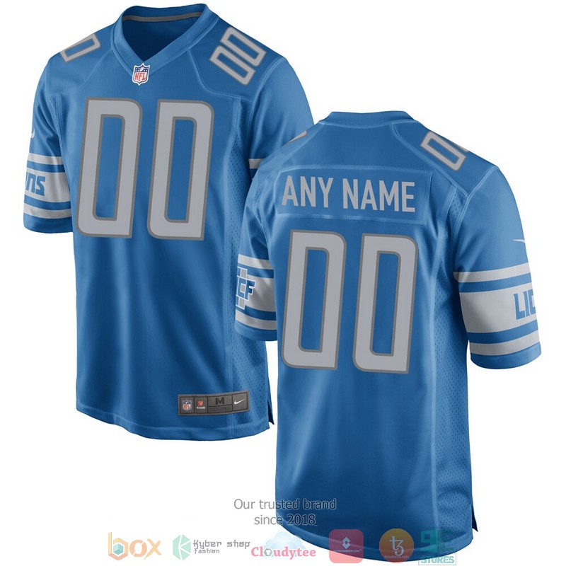 Personalized_Detroit_Lions_Blue_Football_Jersey
