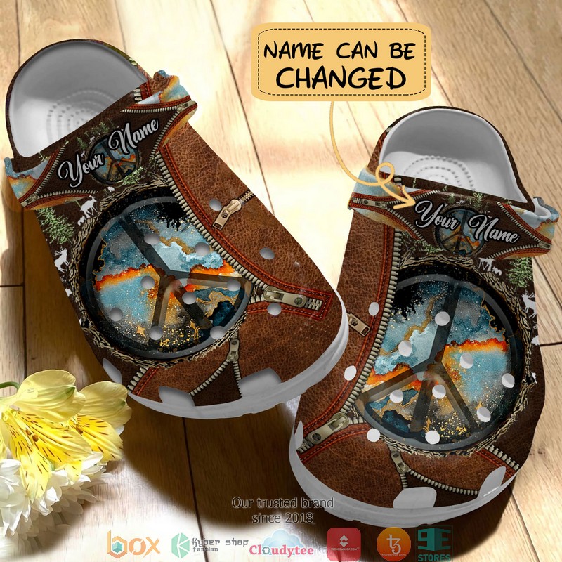 Personalized_Hippie_And_Into_The_Forest_Crocband_Shoes_1