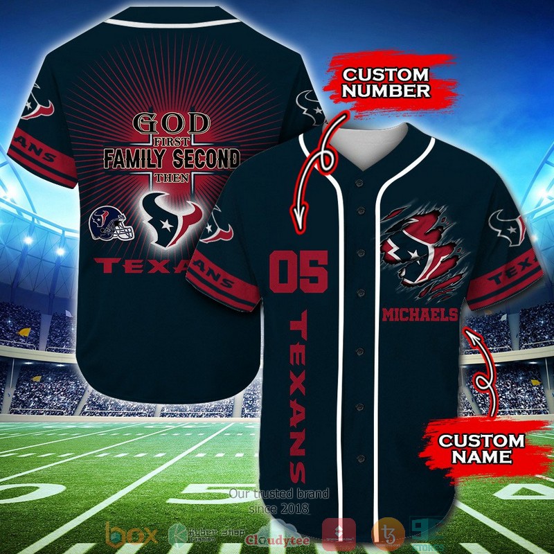 Personalized_Houston_Texans_NFL_God_First_Family_Second_then_Baseball_Jersey_Shirt