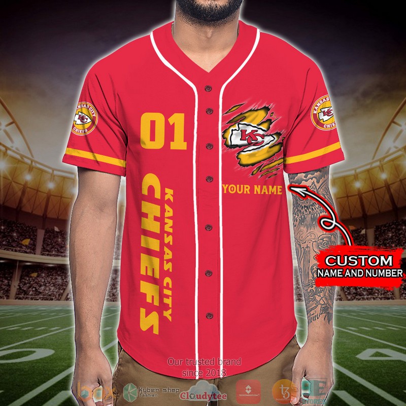 Personalized_Kansas_City_Chiefs_NFL_Wings_Skull_Baseball_Jersey_Shirt_1