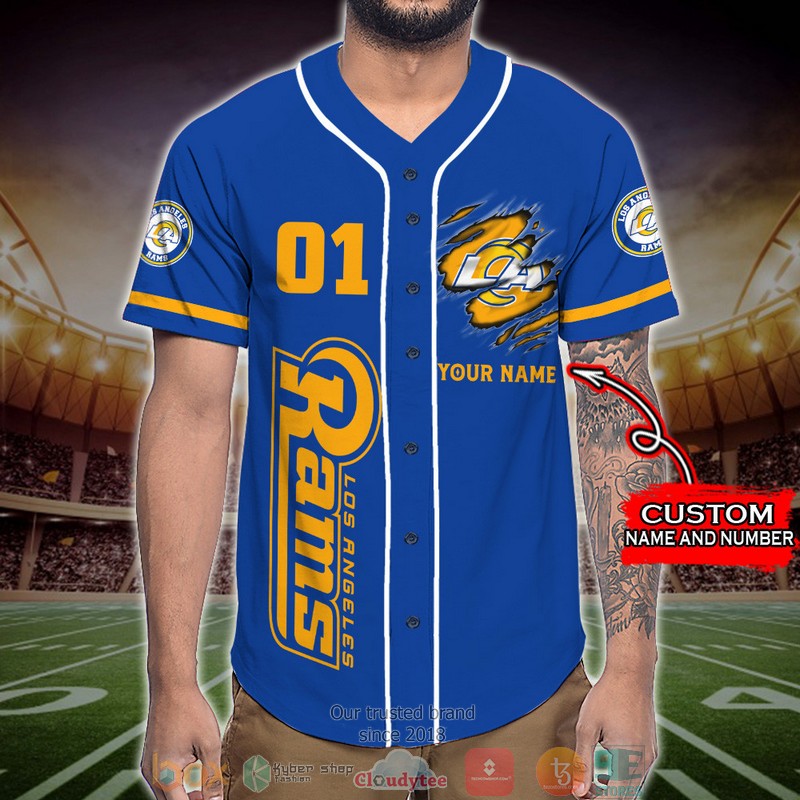 Personalized_Los_Angeles_Rams_NFL_Baseball_Jersey_Shirt_1