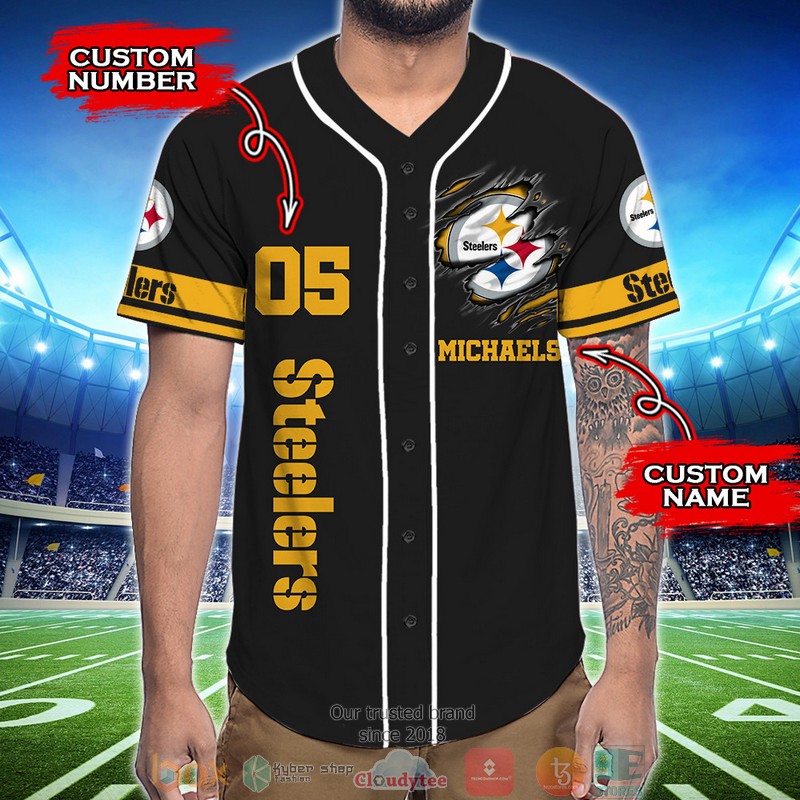 Personalized_Pittsburgh_Steelers_NFL_God_first_family_second_then_Baseball_Jersey_Shirt_1