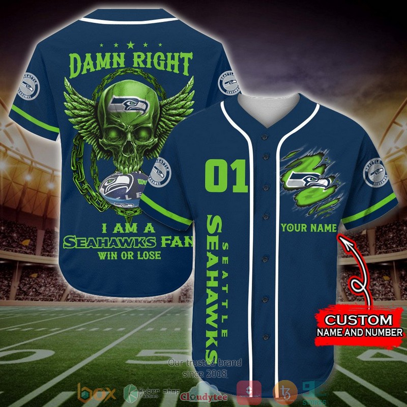 Personalized_Seattle_Seahawks_NFL_Wings_Skull_Baseball_Jersey_Shirt