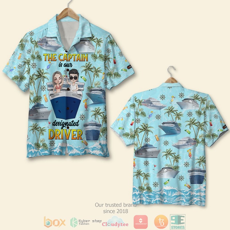 Personalized_The_Captain_Is_Our_Designated_Driver_Hawaiian_Shirt_Short