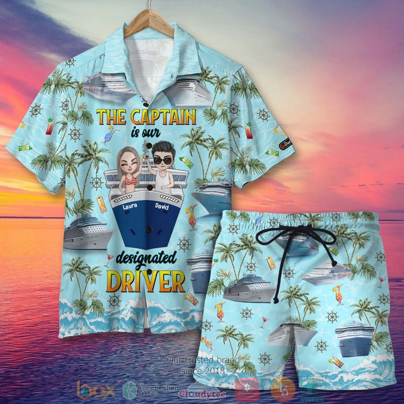 Personalized_The_Captain_Is_Our_Designated_Driver_Hawaiian_Shirt_Short_1_2_3_4