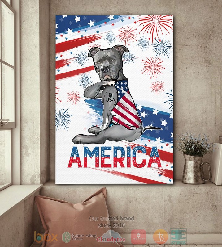 Pitbull_America_Independence_Day_Canvas