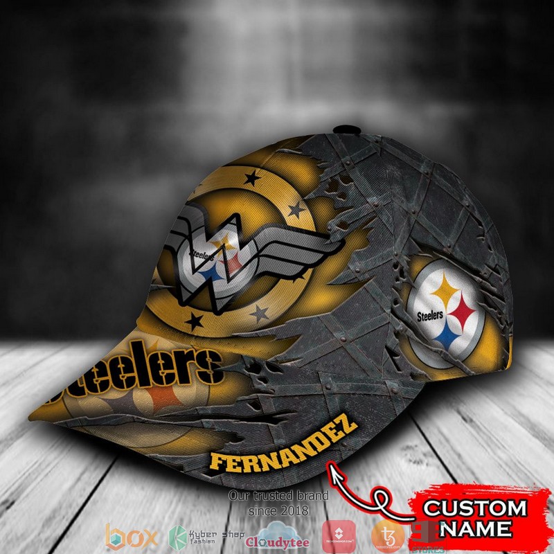 Pittsburgh_Steelers_Wonder_Woman_NFL_Custom_Name_Cap_1_2