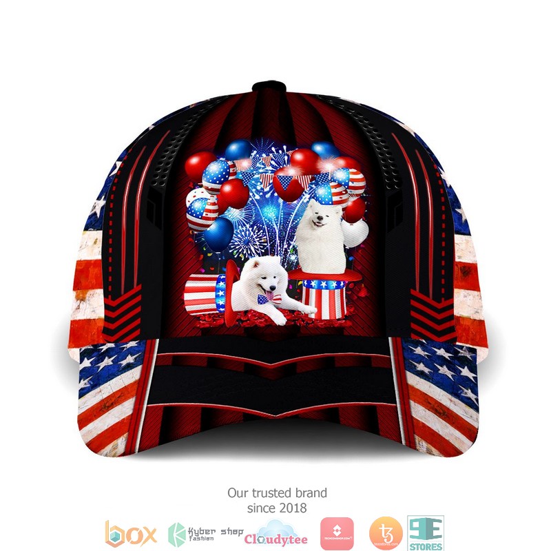Samoyed_Patriot_Us_Flag_Balloon_Cap_1