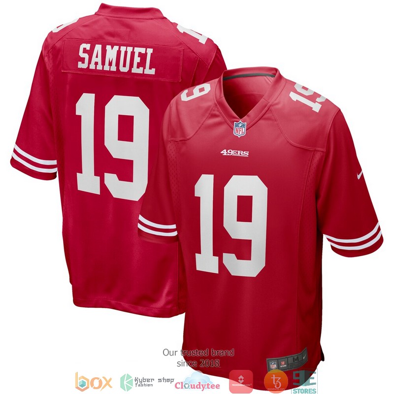 San_Francisco_49ers_Deebo_Samuel_Scarlet_Football_Jersey