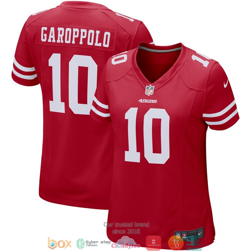 San_Francisco_49ers_Jimmy_Garoppolo_Scarlet_Game_Football_Jersey