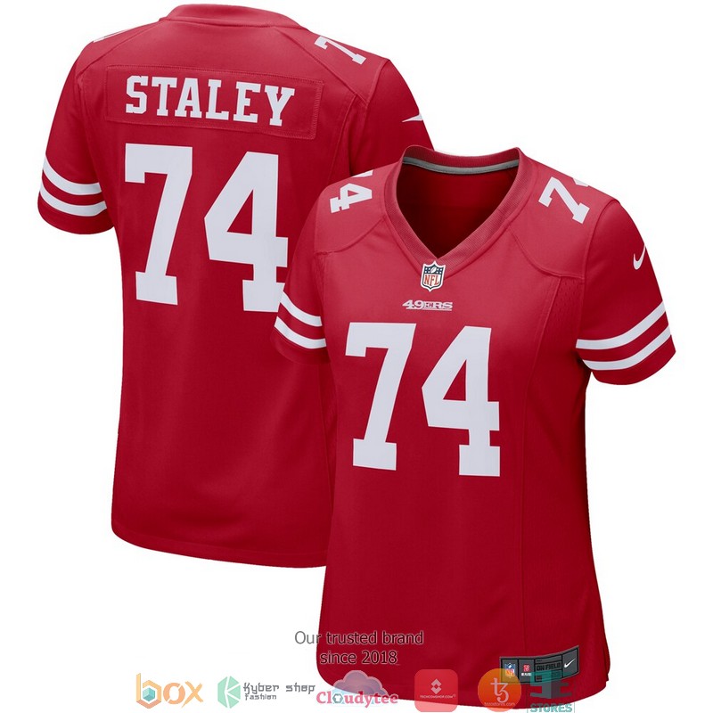 San_Francisco_49ers_Joe_Staley_Scarlet_Game_Football_Jersey