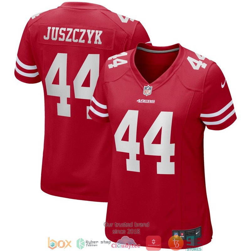 San_Francisco_49ers_Kyle_Juszczyk_Red_Football_Jersey