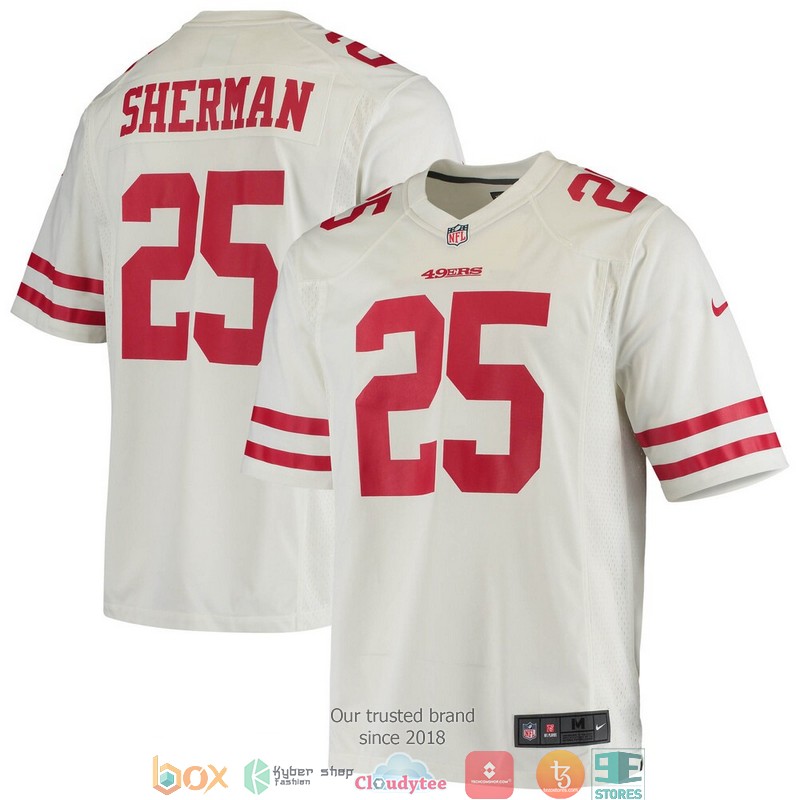 San_Francisco_49ers_Richard_Sherman_White_Game_Football_Jersey