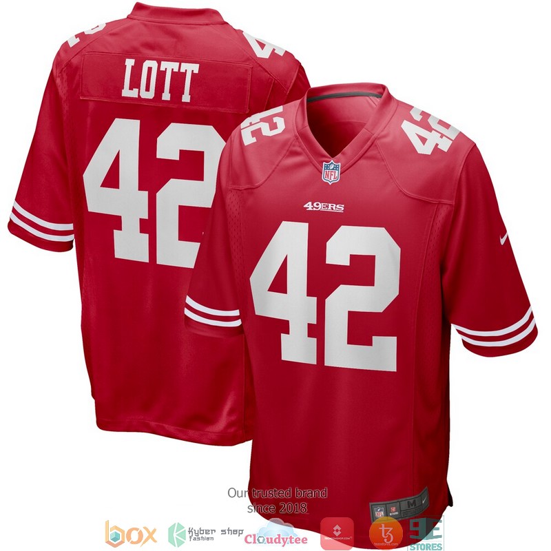 San_Francisco_49ers_Ronnie_Lott_Scarlet_Game_Retired_Football_Jersey