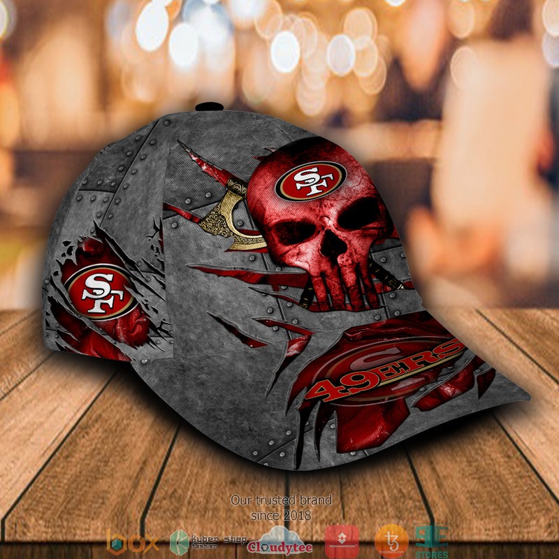 San_Francisco_49ers_Skull_NFL_Custom_Name_Cap_1