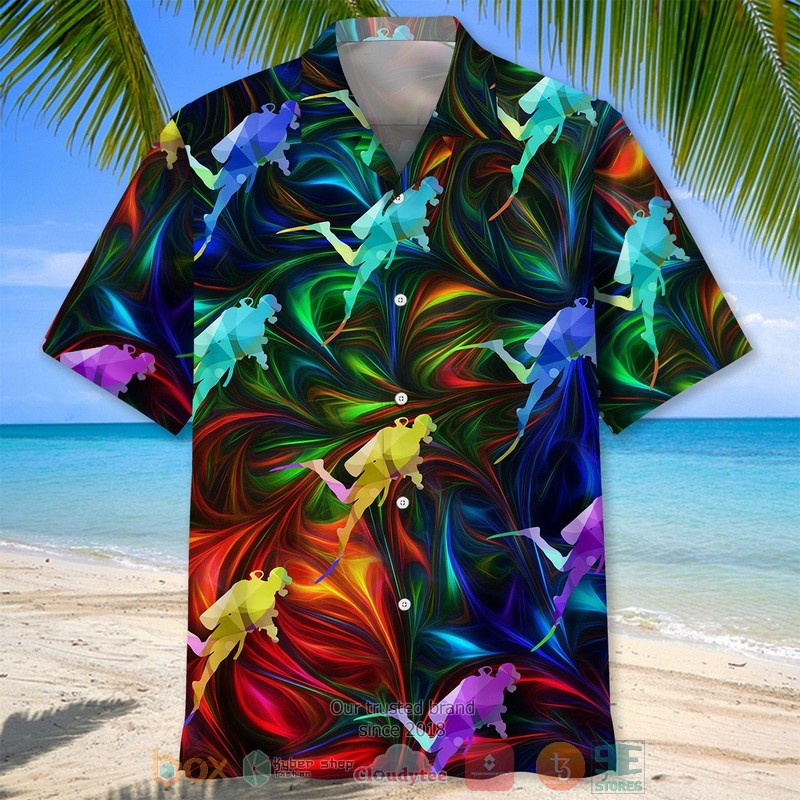 Scuba_Diving_Color_Hawaiian_Shirt_1