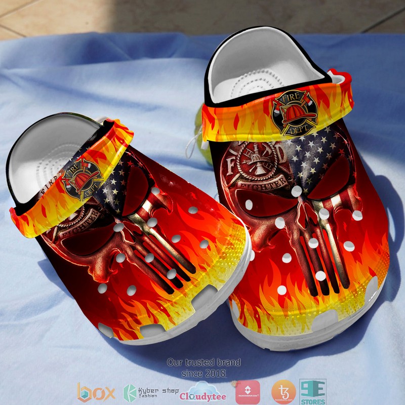 Skull_Firefighter_Crocband_Shoes