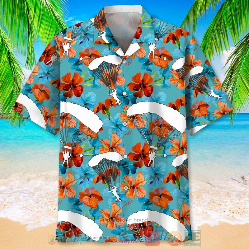 Skydiving_Nature_Tropical_Hawaiian_Shirt_1