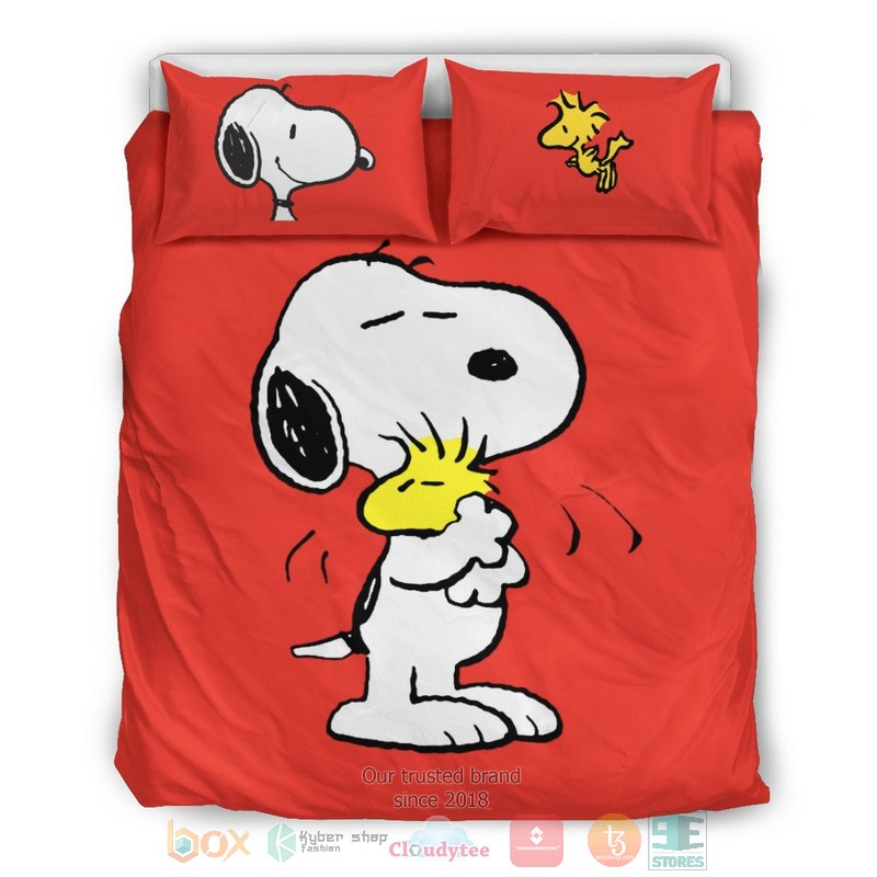 Snoopy_Woodstock_red_Bedding_Sets
