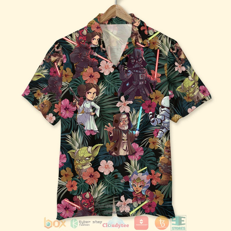 Star_Wars_Characters_Summer_Flower_Pattern_Hawaiian_Shirt