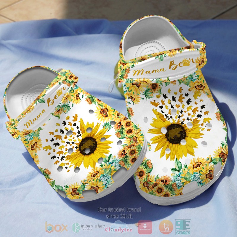 Sunflower_Mama_bear_Mothers_Day_Crocs_Crocband_Shoes