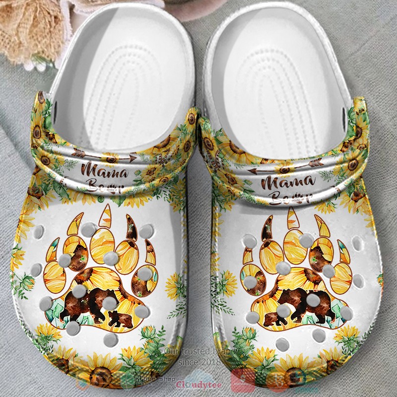 Sunflowers_Mama_Bear_Mothers_Day_Crocs_Crocband_Shoes_1_2_3