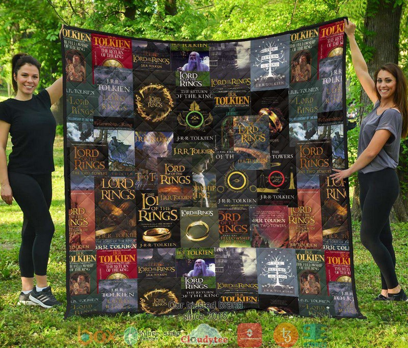 The_Lord_Of_The_Rings_Books_Covers_Quilt