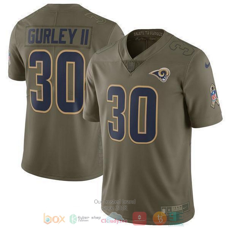 Todd_Gurley_II_Los_Angeles_Rams_Salute_To_Service_Olive_Football_Jersey