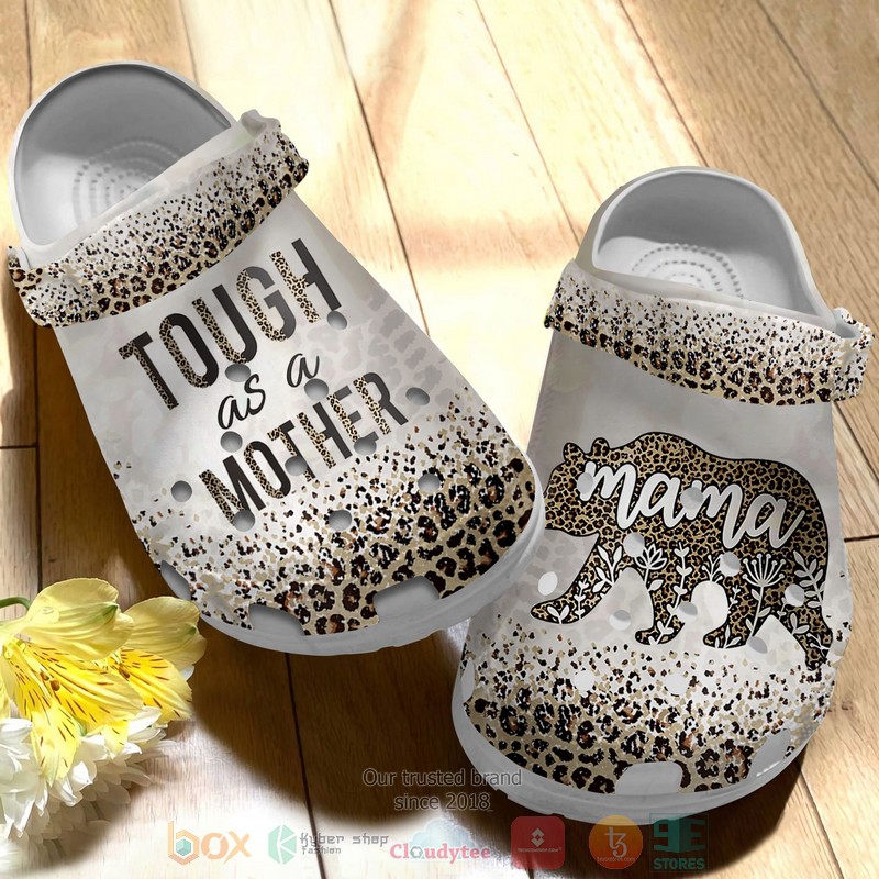 Tough_As_A_Mother_leopard_Crocs_Crocband_Shoes_1