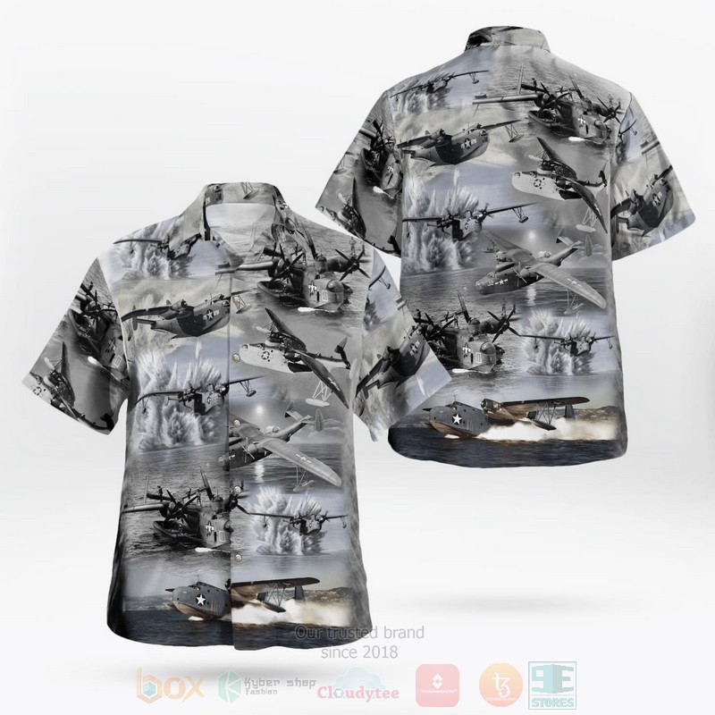 US_Navy_PBM-5_Mariner_Hawaiian_Shirt