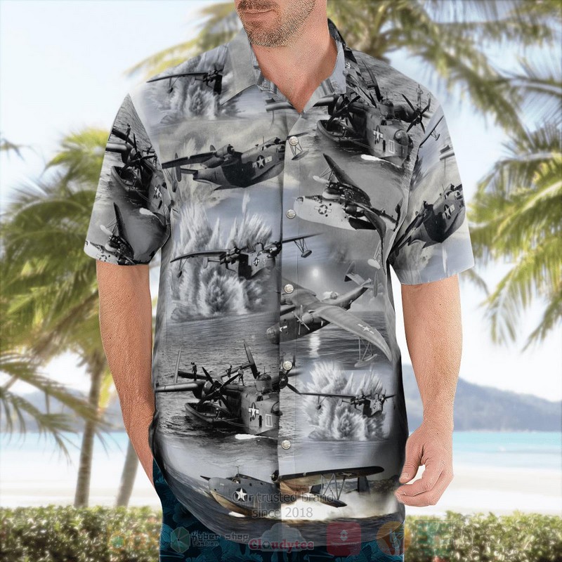 US_Navy_PBM-5_Mariner_Hawaiian_Shirt_1_2_3