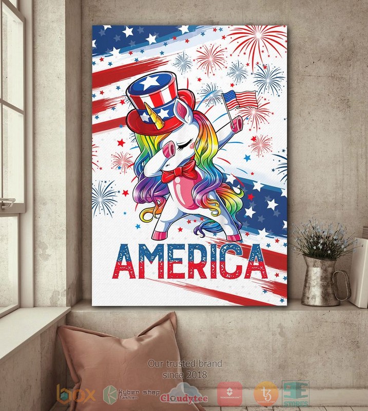 Unicorn_America_Independence_Day_Canvas