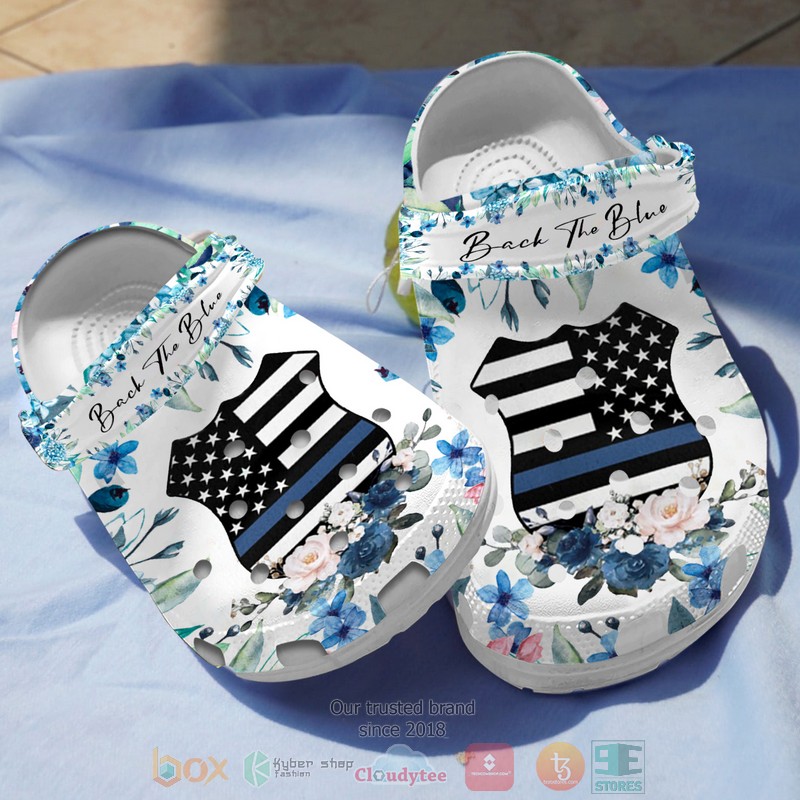 United_States_Flag_Back_the_Blue_Crocs_Crocband_Shoes