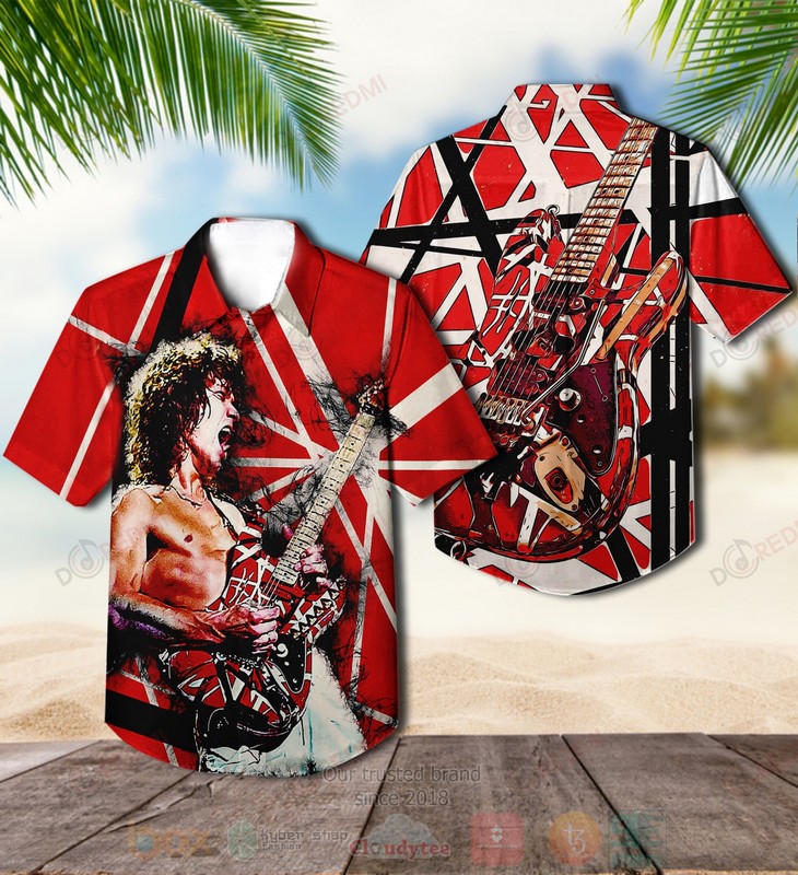 Van_Halen_Electric_Guitar_Album_Hawaiian_Shirt