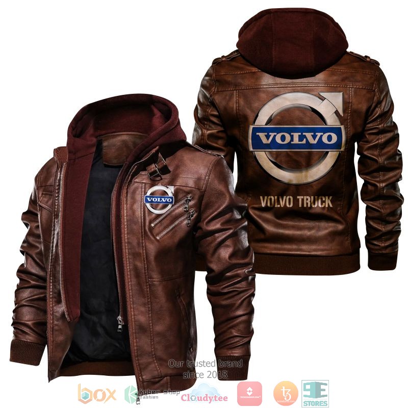 Volvo_TRUCK_Leather_Jacket