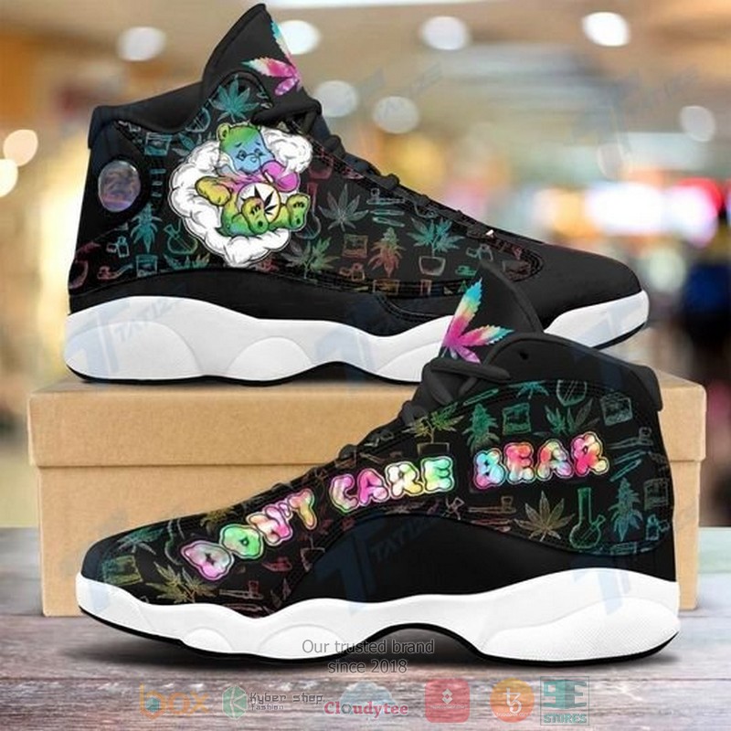 Weed_Dont_Care_Bear_Air_Jordan_13_Shoes_1-1
