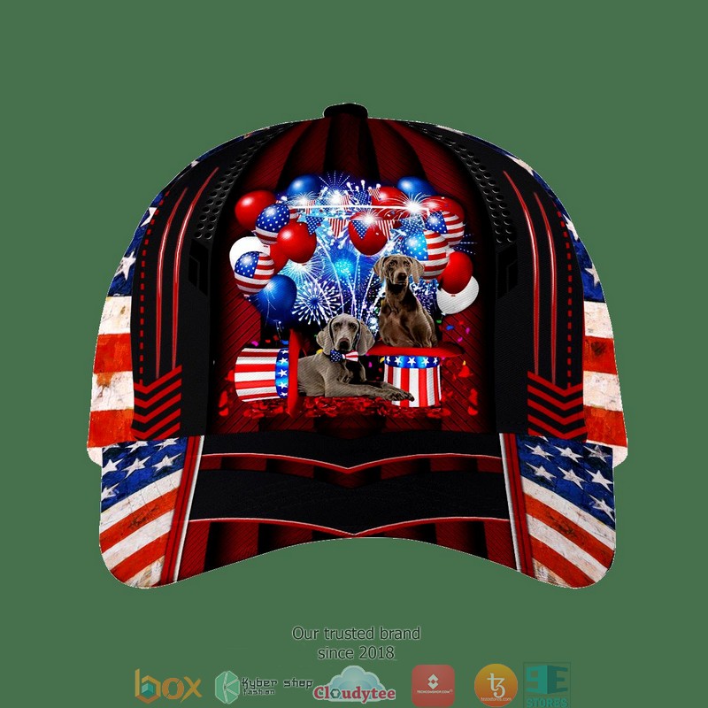 Weimaraner_Patriot_Us_Flag_Balloon_Cap_1
