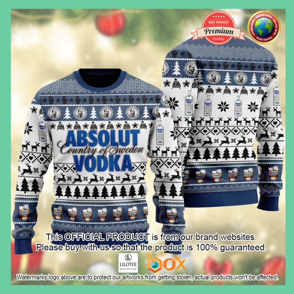 HOT Absolut Vodka Country of Sweden Sweater 1
