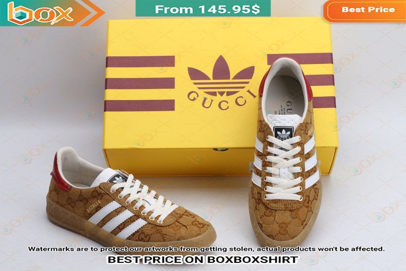 Adidas Gucci Gazelle Brown Stan Smith Low Top Shoes 7