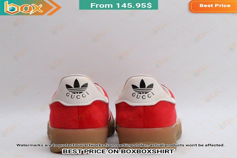 Adidas Gucci Gazelle Red Stan Smith Low Top Shoes 4