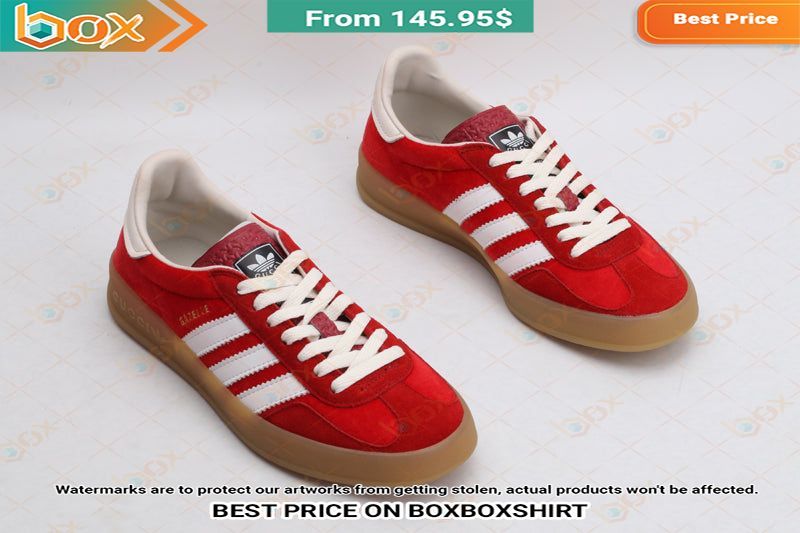 Adidas Gucci Gazelle Red Stan Smith Low Top Shoes 6