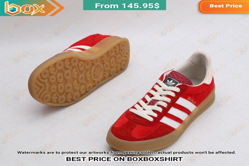 Adidas Gucci Gazelle Red Stan Smith Low Top Shoes 7