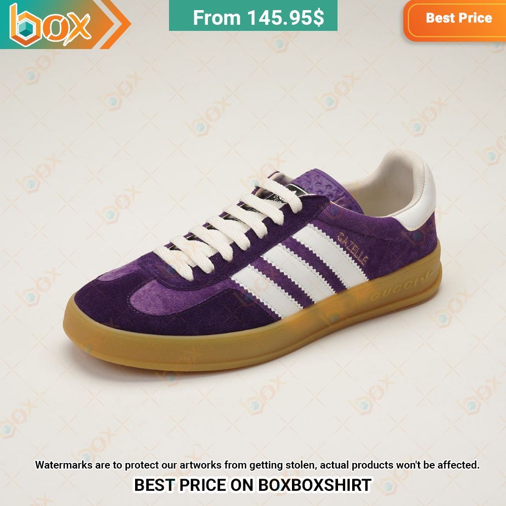Adidas Gucci Gazelle Violet Stan Smith Low Top Shoes 1