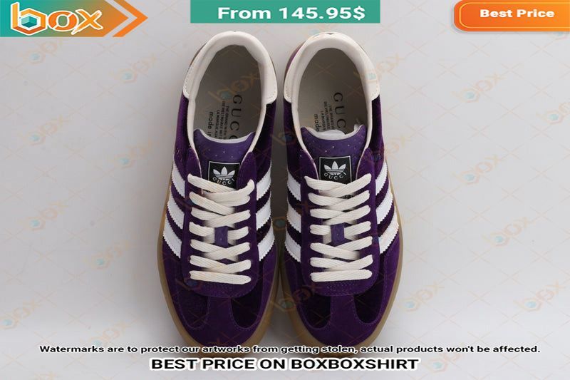 Adidas Gucci Gazelle Violet Stan Smith Low Top Shoes 18