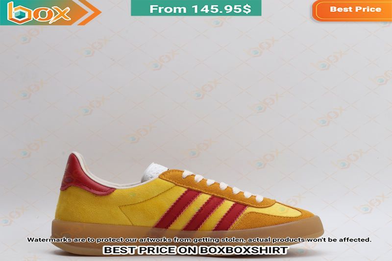 Adidas Gucci Gazelle Yellow Stan Smith Low Top Shoes 9