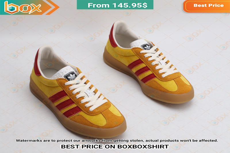 Adidas Gucci Gazelle Yellow Stan Smith Low Top Shoes 13